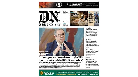 Leia aqui o DN desta quarta-feira, 13 de maio