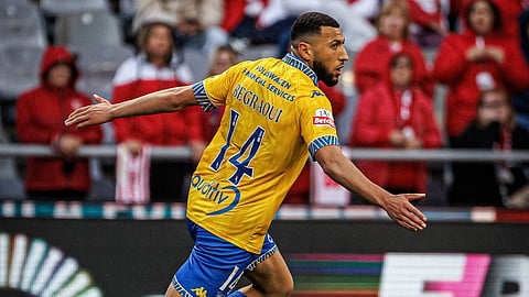Yanis Begraoui apontou no empate do Estoril em Braga (1-1), no início deste mês, o seu 20.º golo na presente edição da I Liga.