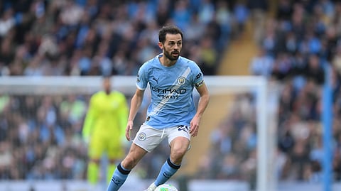 Bernardo Silva está em final de contrato com o Manchester City.