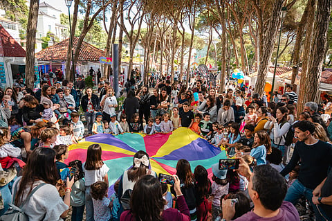 A 1ª edição do Oi Cascais kids reuniu mais de 10 mil pessoas.