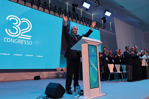 Nuno Melo fez discurso de vitória com muitas críticas ao Chega e Iniciativa Liberal. E avisos ao PSD.