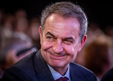 José Luis Rodríguez Zapatero no III Fórum Mundial de Direitos Humanos, 20 de março de 2023, em Buenos Aires.
