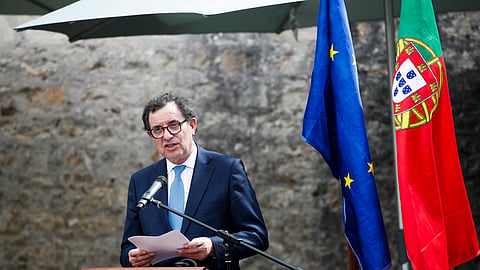 O ministro da Economia e da Coesão Territorial, Castro Almeida