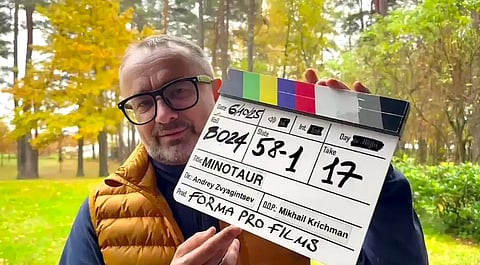 Andrey Zvyagintsev, rodagem de 'Minotaur'.