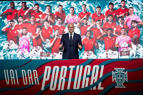 O selecionador nacional Roberto Martínez.