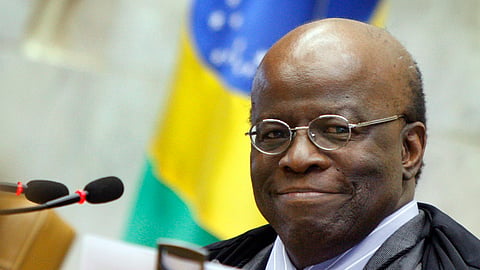 Barbosa foi o primeiro negro a presidir ao STF.