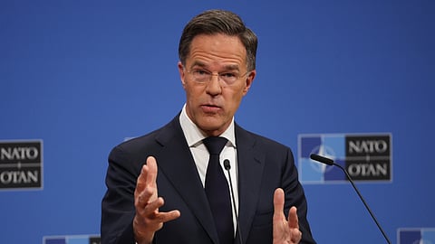 O secretário-geral da NATO, Mark Rutte, diz não estar preocupado com as alterações dos EUA.