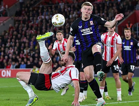 O Southampton venceu o Middlesbrough por 2-1 na segunda mão das meias-finais do play-off.