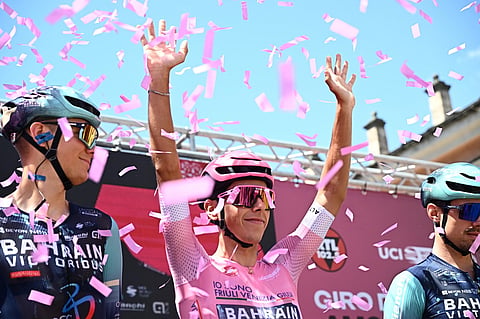 Na sua estreia no Giro, Vingegaard somou a terceira vitória de etapa na 109.ª edição da ‘corsa rosa’.