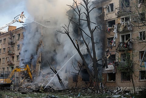 O bombardeamento russo causou pelo menos quatro mortos e mais de cem feridos.