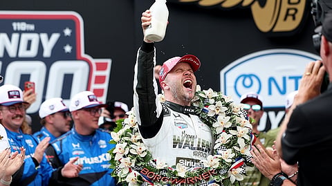 Felix Rosenqvist, da Suécia, foi o vencedor da edição de 2025 da Indy 500.