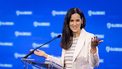 Anita Orbán, de 51 anos, é a nova ministra dos Negócios Estrangeiros da Hungria. 