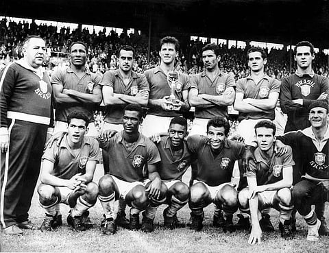 Seleção brasileira conquistou seu primeiro título em 1958. 