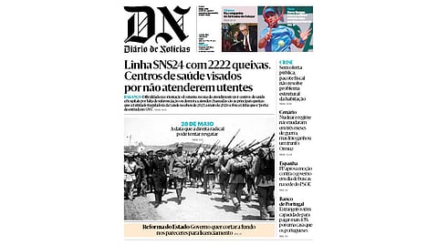 Leia aqui o DN desta quinta-feira, 28 de maio