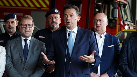Primeiro-ministro, Luís Montenegro, no Comando Integrado de Prevenção e Operações (CIPO), com sede em Leiria