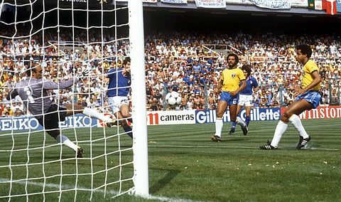 Paolo Rossi ficou para a eternidade como um dos grandes "carrascos" do futebol brasileiro. 