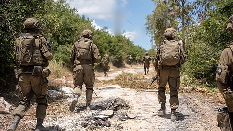 Forças de Defesa de Israel em missão no sul do Líbano.