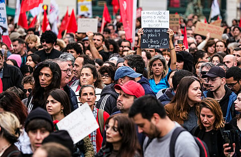 Na greve de 11 de dezembro, CGTP e UGT estiveram unidas no apelo à mobilização.