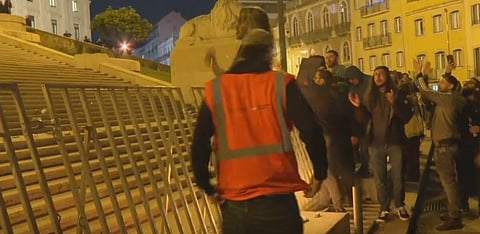 A PSP afirmou que grupo não estava relacionado com a manifestação intersindical.