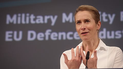Kaja Kallas, chefe da diplomacia da União Europeia