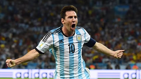 Lionel Messi diz que se "esvaziou", mas o seu é um adeus de vitória.
