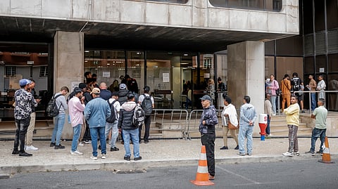 Os cidadãos da Colômbia representavam 7% dos pedidos pendentes em análise no final de 2025.