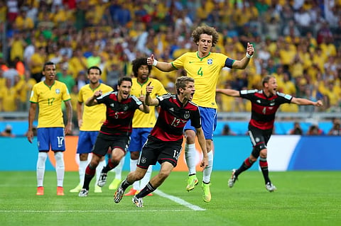 Alemanha 7 - 1 Brasil marcou o Mundial de 2014. 