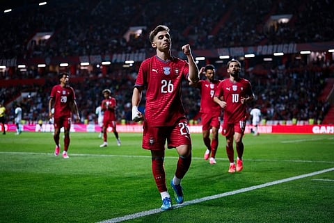 Até ao apito final, a equipa portuguesa controlou o encontro sem sobressaltos de maior.