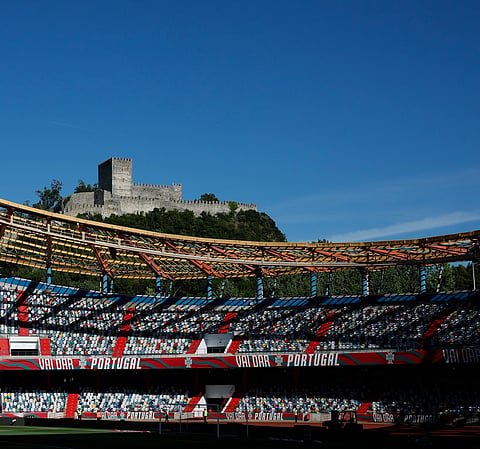 Jogo ocorreu em Leiria.