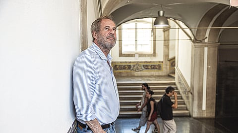 Mario Cucinella na Faculdade de Belas Artes, em Lisboa.