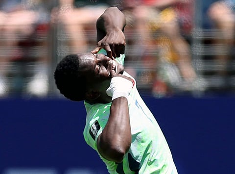 Embolo, responsável pelo golo da Suíça.