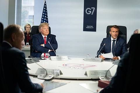 Em 2019, em Biarritz, Macron pôs fim à tradição do comunicado conjunto dadas as divergências entre Trump e os restantes líderes.
