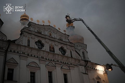 Nove mortos em ataques russos contra a Ucrânia. Mosteiro do século XI em Kiev atingido 