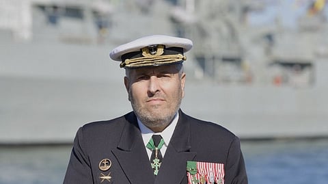 O Chefe do Estado-Maior da Armada, Almirante Jorge Nobre de Sousa, 
