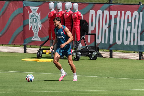 Rúben Dias em risco para a estreia: continua a trabalhar à parte devido a uma lesão