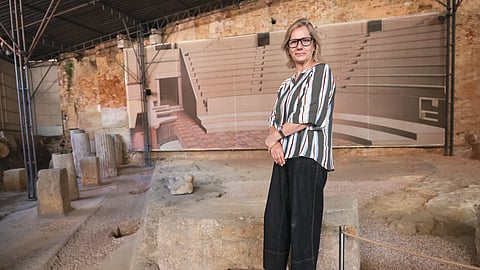 Lídia Fernandes no Teatro Romano de Lisboa