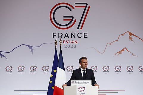 Macron foi o anfitrião da cimeira deste ano do G7.
