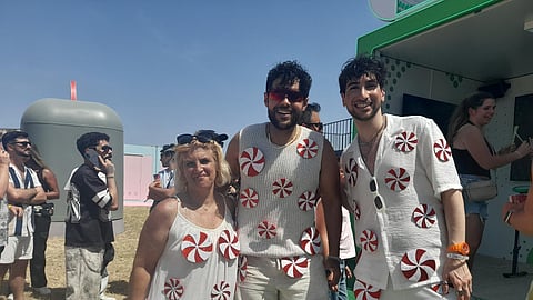 Fãs de Katy Perry, a grande atração do primeiro dia de Rock in Rio Lisboa 2026.