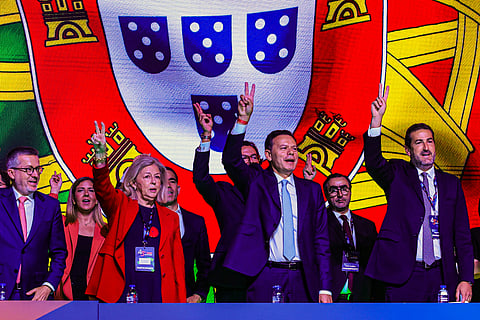 Luís Montenegro, no encerramento do 43.º Congresso do PSD, evocou o lema da reunião magna do partido: "Fazer Portugal maior."