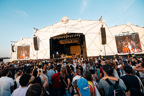 Nena atuou no Palco Music Valley do Rock in Rio Lisboa 2026 pela primeira vez em nome próprio.