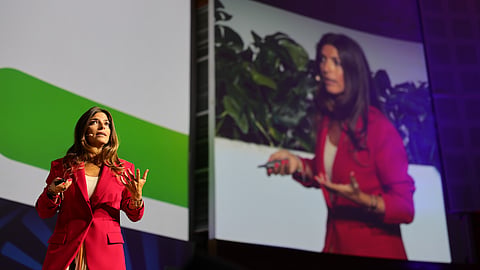 Sofia Marta, 'country manager' da Google cloud, no evento em Lisboa