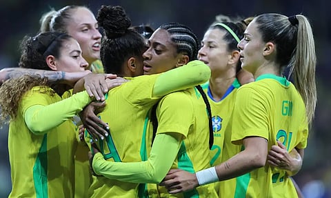 Seleção brasileira de futebol feminino. 