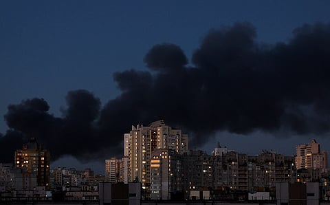 Na noite de quinta-feira, foram ouvidas explosões em Kiev, na Ucrânia
