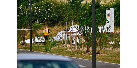 Destroços da aeronave
