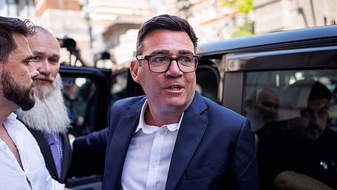 Andy Burnham é, até agora, o único candidato à sucessão de Keir Starmer. 