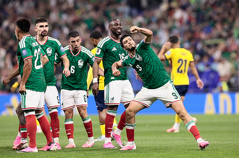 Raúl Jiménez marcou o segundo da seleção mexicana