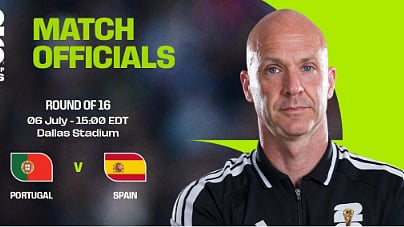 Anthony Taylor é o árbitro escolhido para o Portugal-Espanha