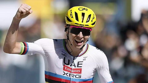 Campeão do mundo fez diferenças no Tourmalet a 43 km da meta.