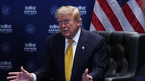 Donald Trump na cimeira da NATO em Ancara