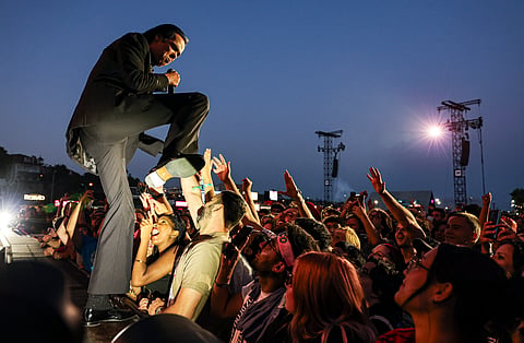 Nick Cave & The Bad Seeds animaram a multidão.